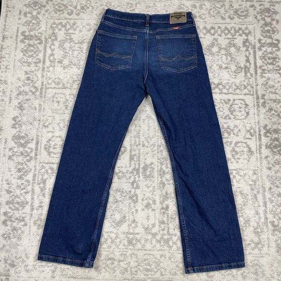 Wrangler Jeans Mens Medium Wash Relaxed Fit Bootcut Stretch Denim Size 29x30 - Picture 6 of 6